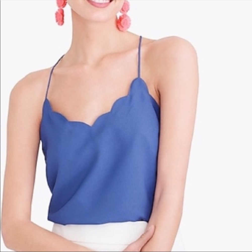 J Crew Scalloped Edge Cami